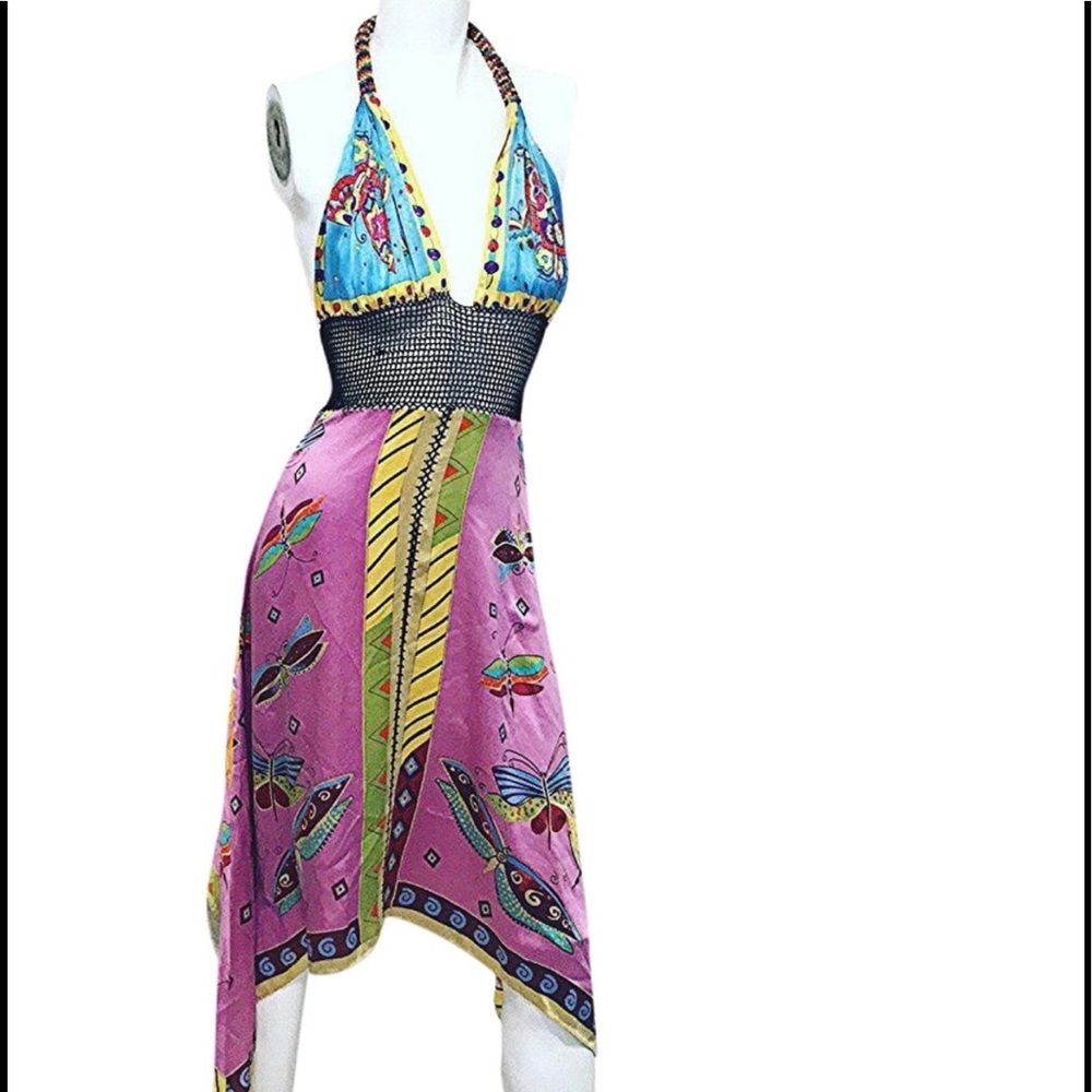 Lyndia Procanik festive halter dress